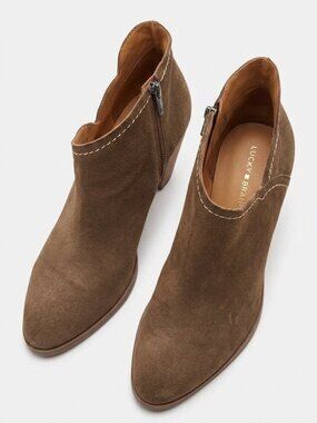 Lucky Brand, Suede ankle boots, Size 11